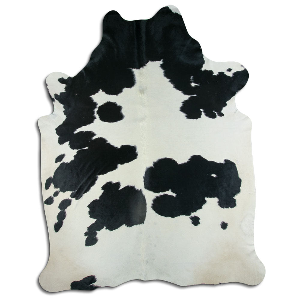 Cowhide Rug Black and White Extra Large (Jumbo)