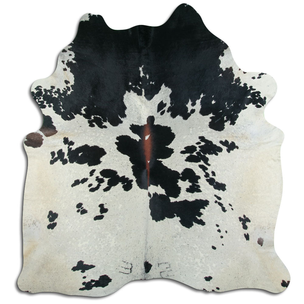 Cowhide Rug Black and White Extra Large (Jumbo)