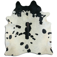 Cowhide Rug Black and White Extra Large (Jumbo)