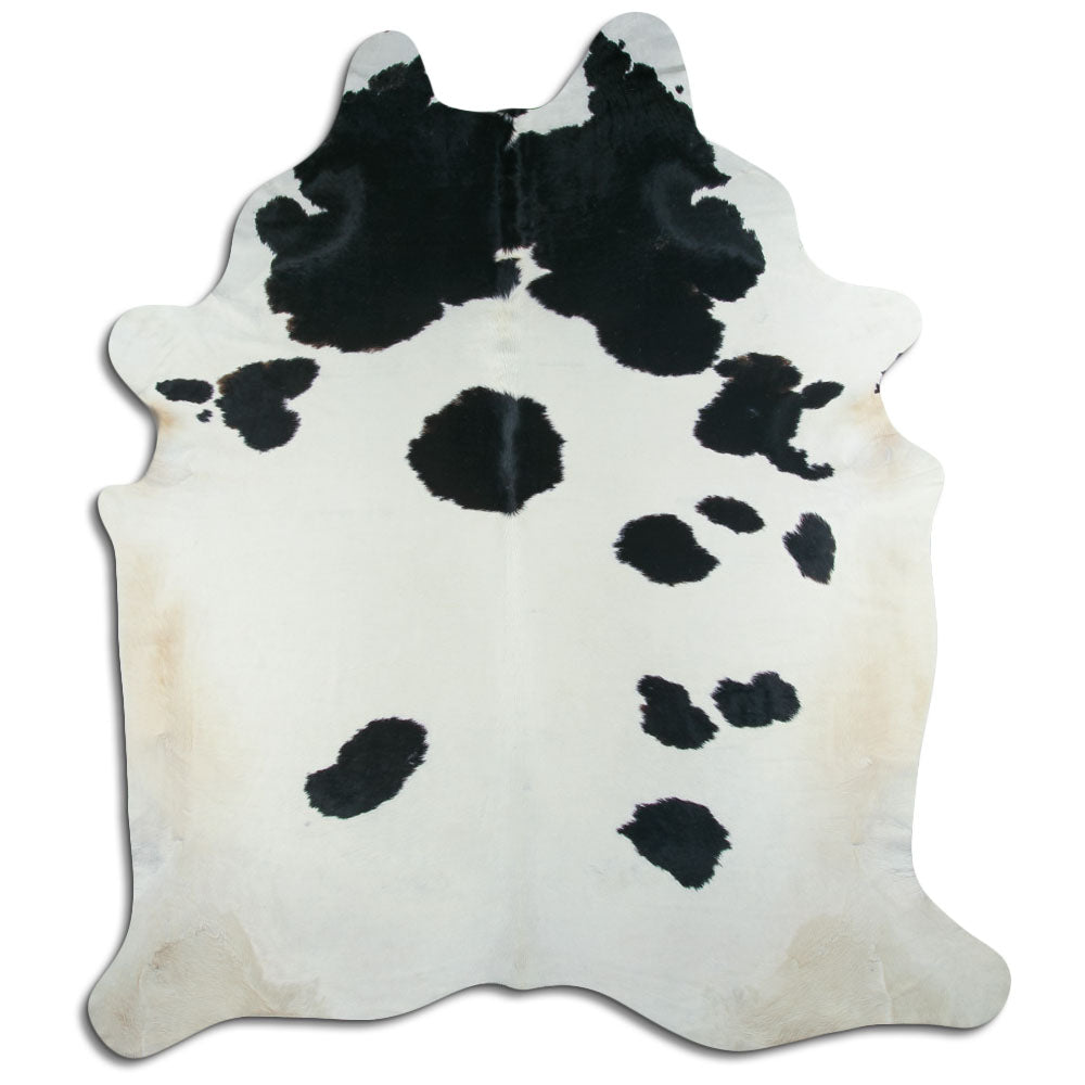 Cowhide Rug Black and White Extra Large (Jumbo)
