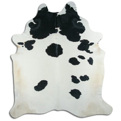 Cowhide Rug Black and White Extra Large (Jumbo)