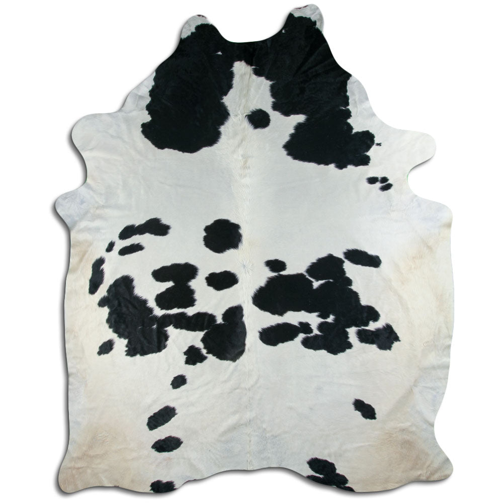 Cowhide Rug Black and White Extra Large (Jumbo)