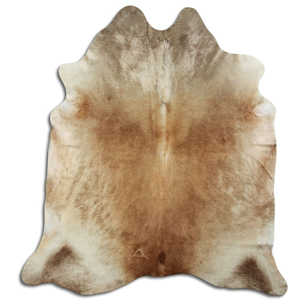 Cowhide Rug Champagne Large