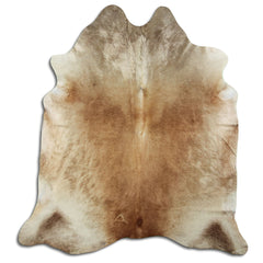 Cowhide Rug Champagne Large