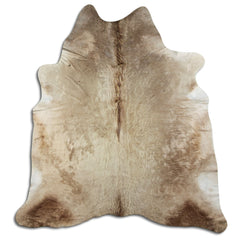 Cowhide Rug Champagne Large