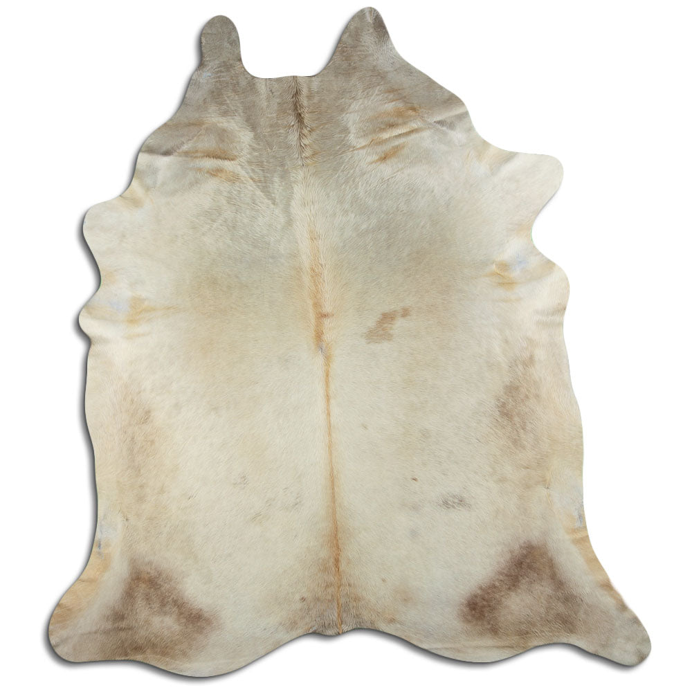Cowhide Rug Champagne Large