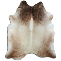 Cowhide Rug Champagne Large