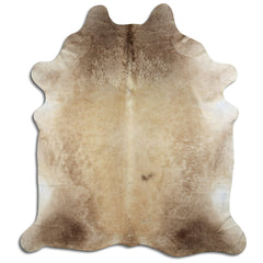 Cowhide Rug Champagne Large