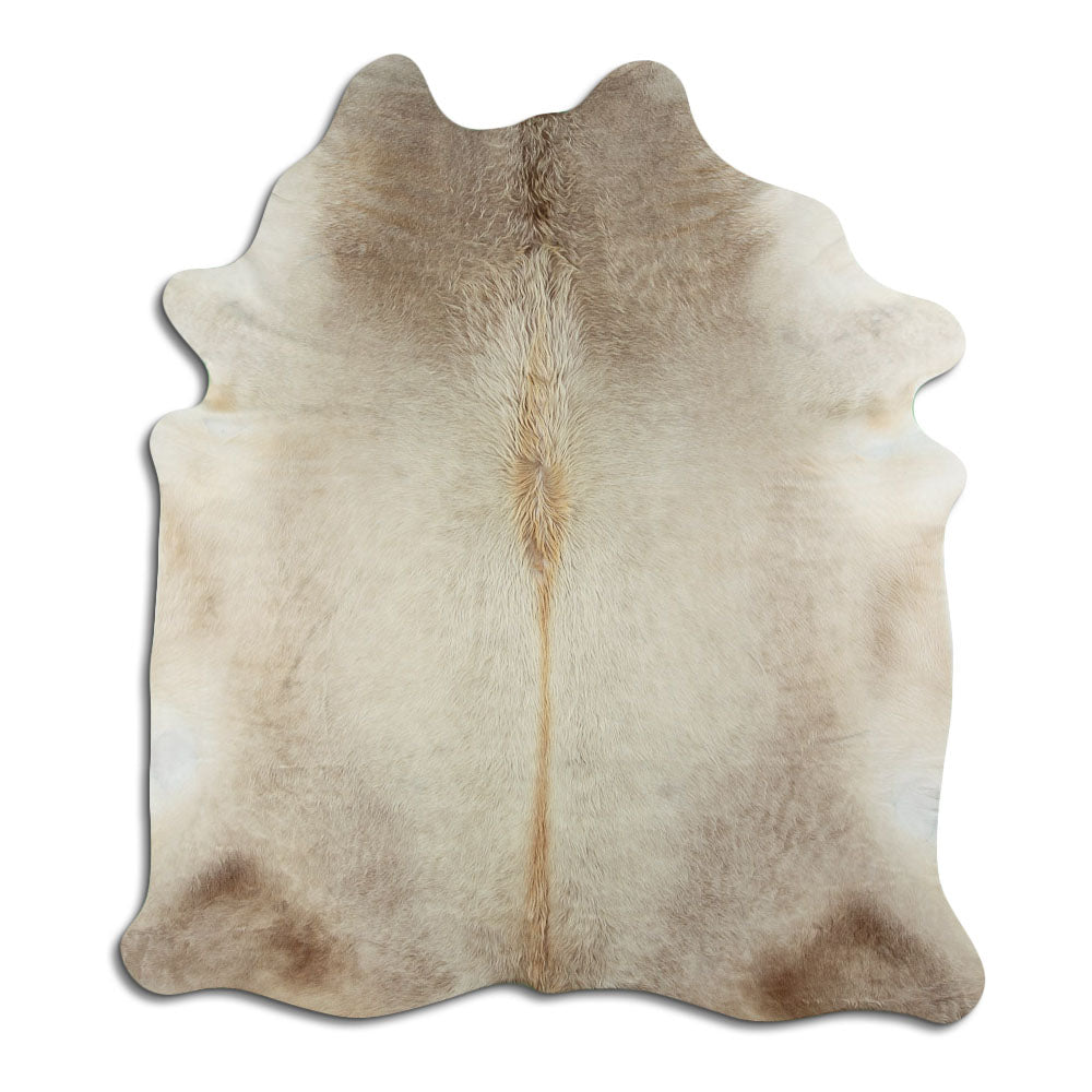 Cowhide Rug Champagne Large