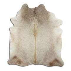 Cowhide Rug Champagne Large