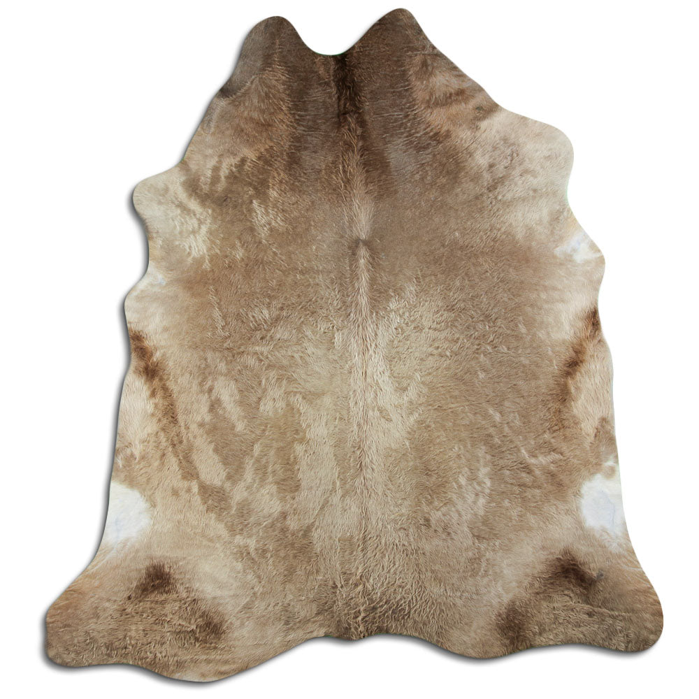 Cowhide Rug Champagne Large