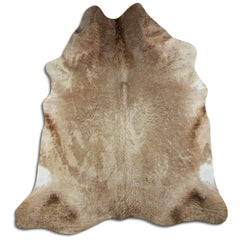 Cowhide Rug Champagne Large