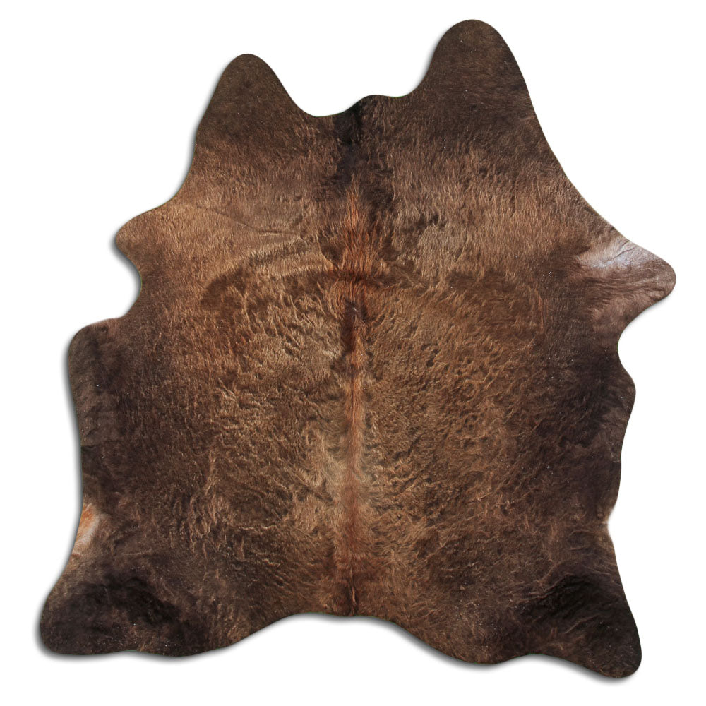 Cowhide Rug Dark Champagne Medium