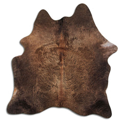 Cowhide Rug Dark Champagne Medium