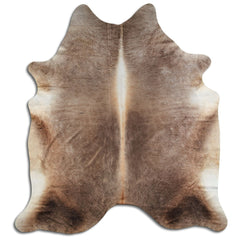 Cowhide Rug Dark Champagne Large