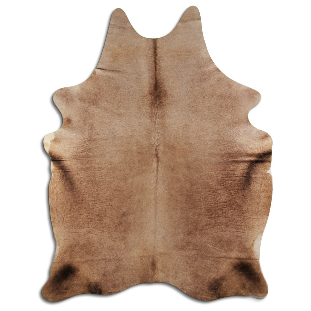 Cowhide Rug Dark Champagne Large