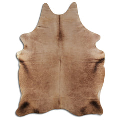 Cowhide Rug Dark Champagne Large