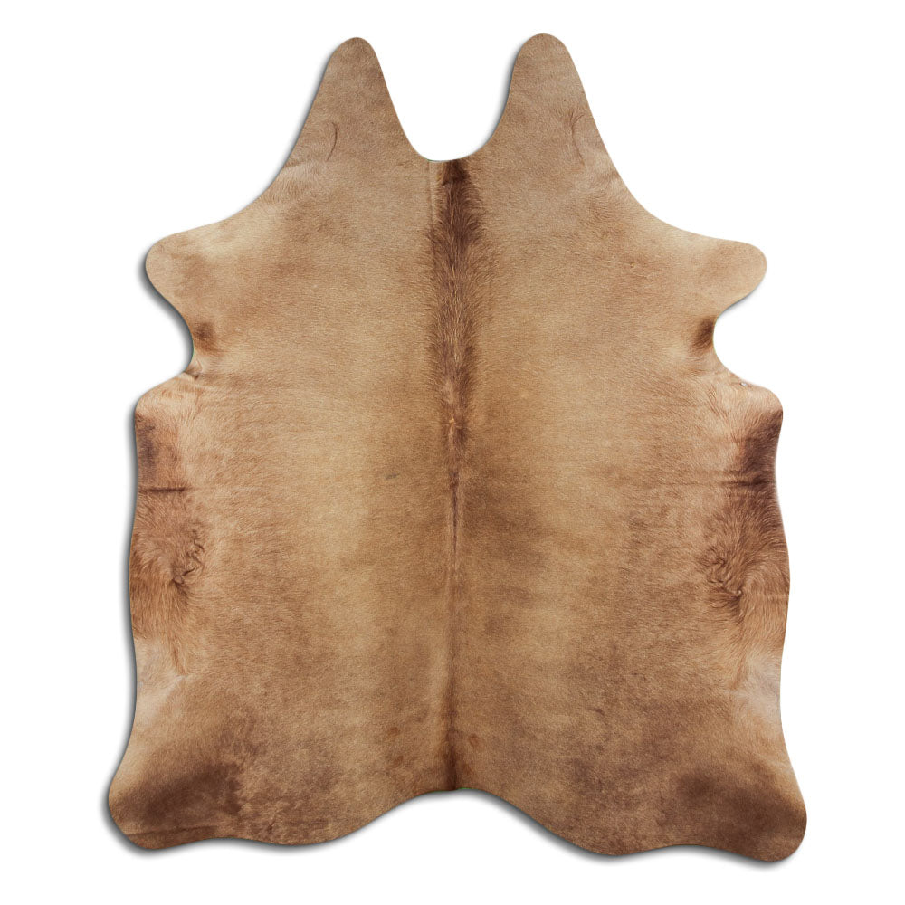 Cowhide Rug Dark Champagne Large
