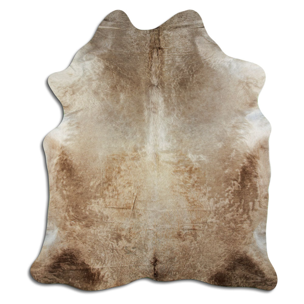 Cowhide Rug Dark Champagne Large