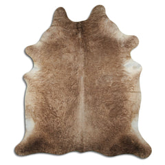 Cowhide Rug Dark Champagne Large