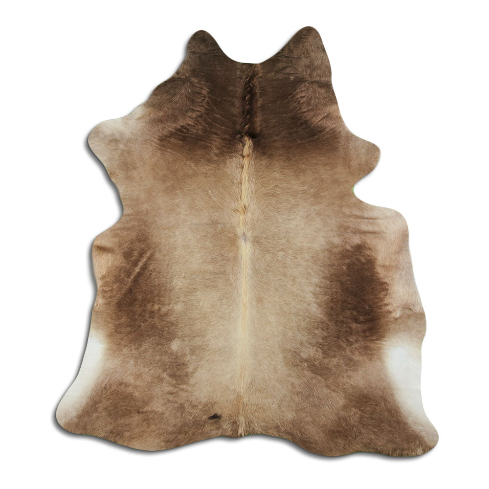 Cowhide Rug Dark Champagne Large
