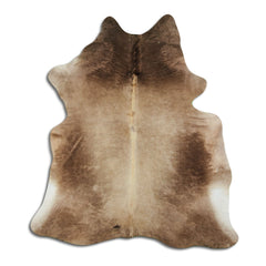 Cowhide Rug Dark Champagne Large