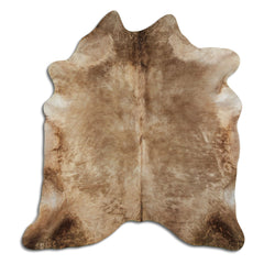 Cowhide Rug Dark Champagne Large