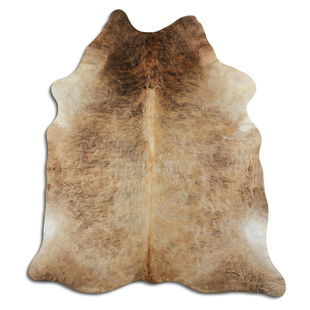 Cowhide Rug Dark Champagne Large