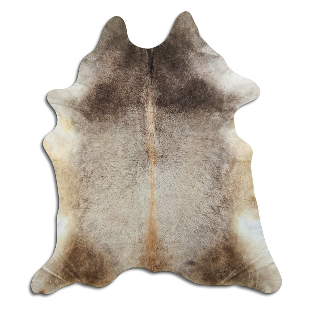 Cowhide Rug Dark Champagne Large