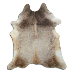 Cowhide Rug Dark Champagne Large