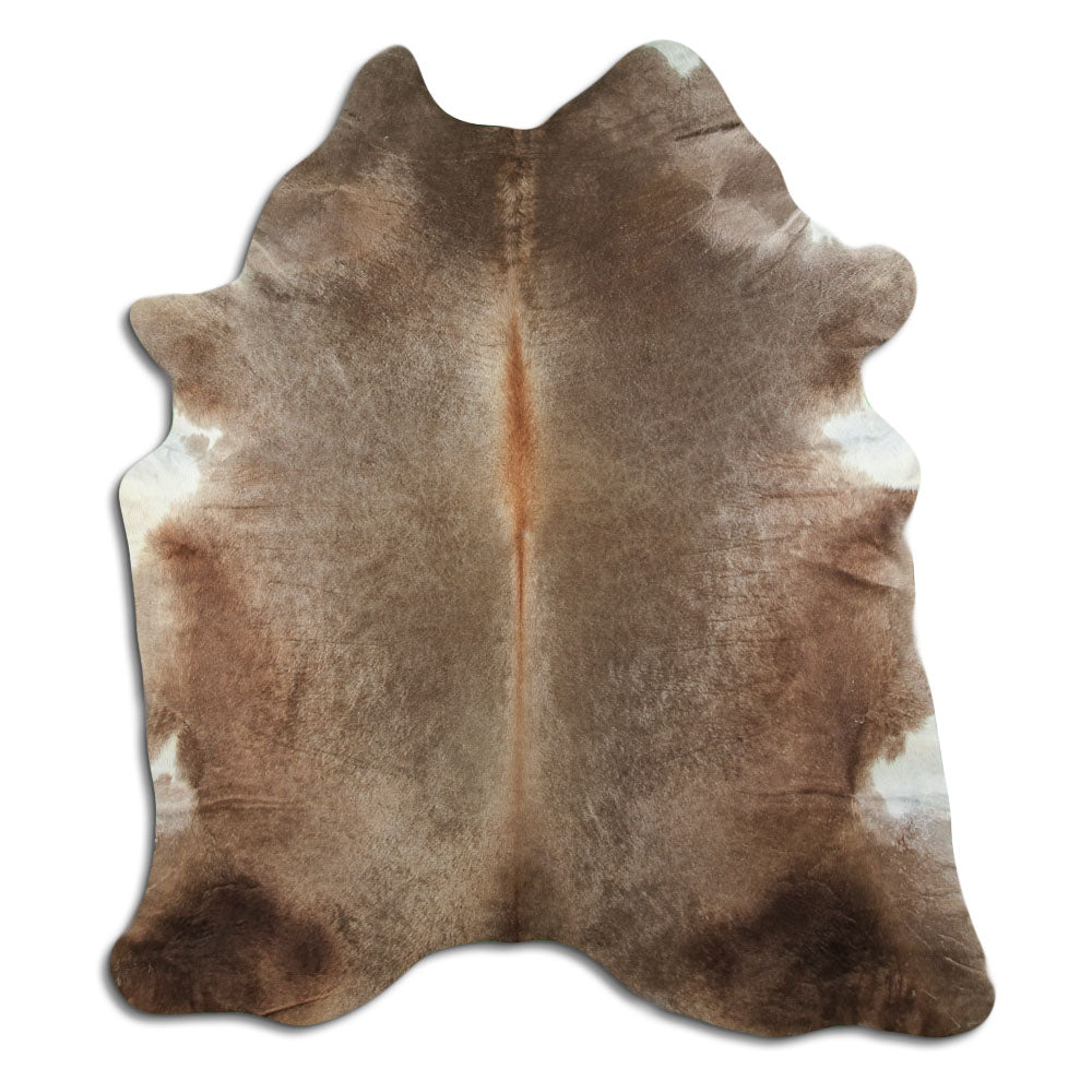 Cowhide Rug Dark Champagne Large