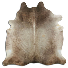 Cowhide Rug Dark Champagne Large