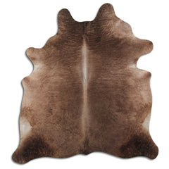 Cowhide Rug Dark Champagne Large