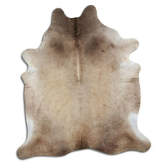 Cowhide Rug Dark Champagne Large