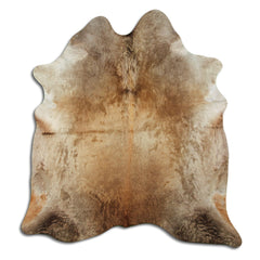 Cowhide Rug Dark Champagne Large