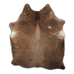 Cowhide Rug Dark Champagne Large