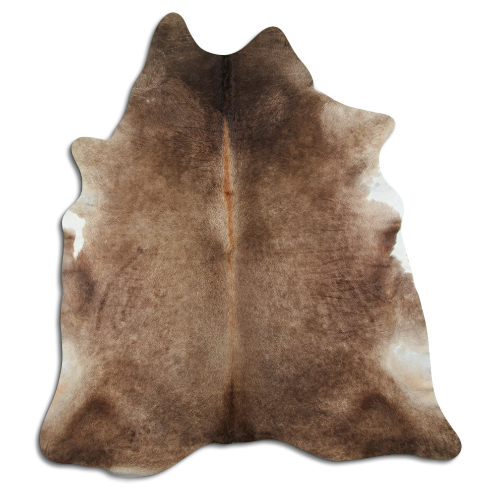 Cowhide Rug Dark Champagne Large