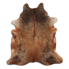 Cowhide Rug Dark Champagne Large