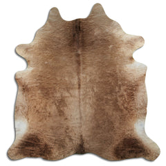 Cowhide Rug Dark Champagne Large