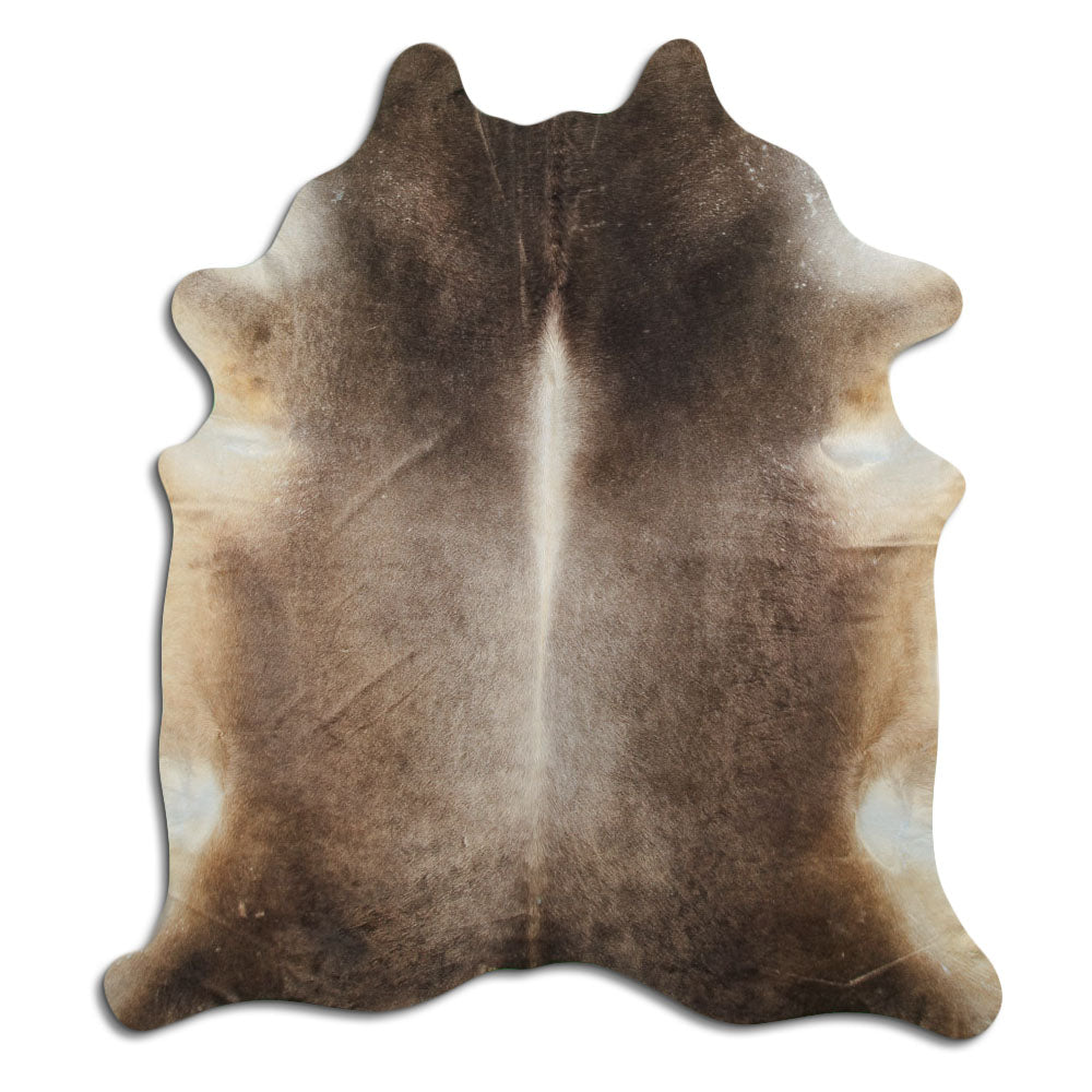 Cowhide Rug Dark Champagne Large