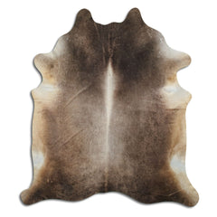 Cowhide Rug Dark Champagne Large