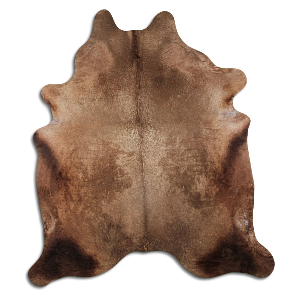 Cowhide Rug Dark Champagne Large