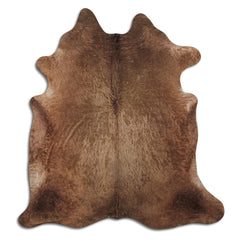 Cowhide Rug Dark Champagne Large