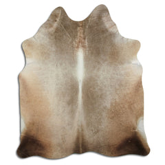 Cowhide Rug Dark Champagne Large