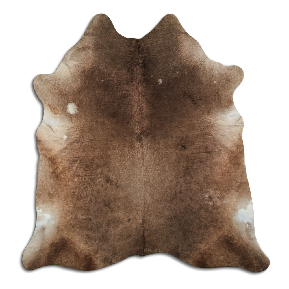 Cowhide Rug Dark Champagne Large