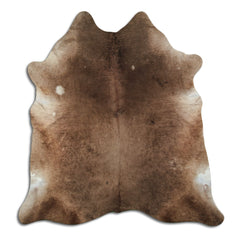 Cowhide Rug Dark Champagne Large