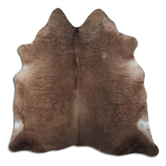 Cowhide Rug Dark Champagne Large