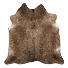 Cowhide Rug Dark Champagne Large