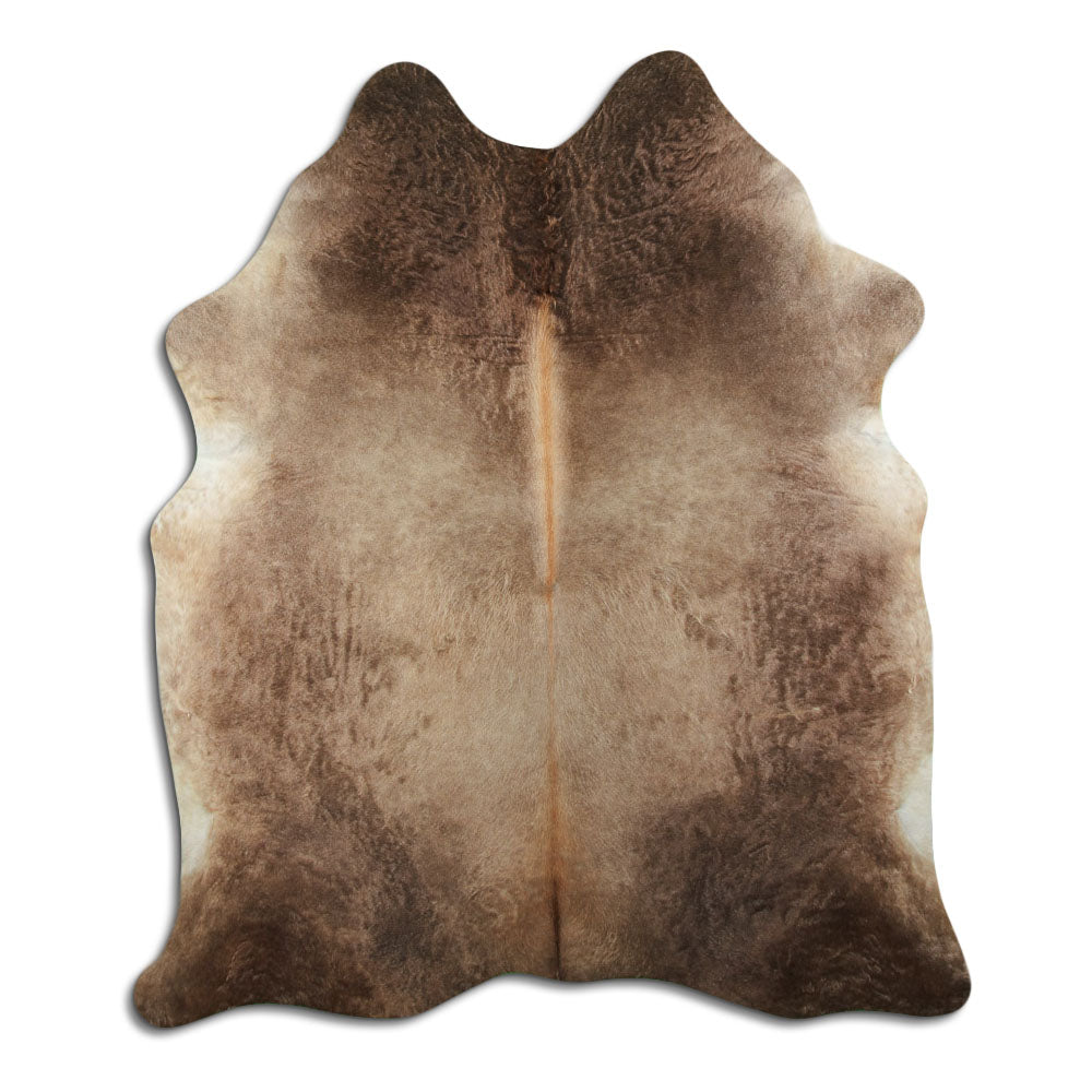 Cowhide Rug Dark Champagne Large