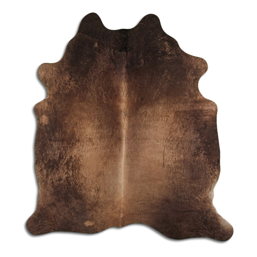 Cowhide Rug Dark Champagne Large